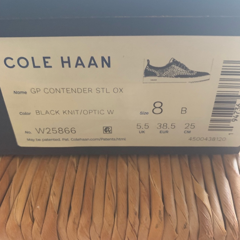 Cole Haan Black Grandpro Contender Sneaker